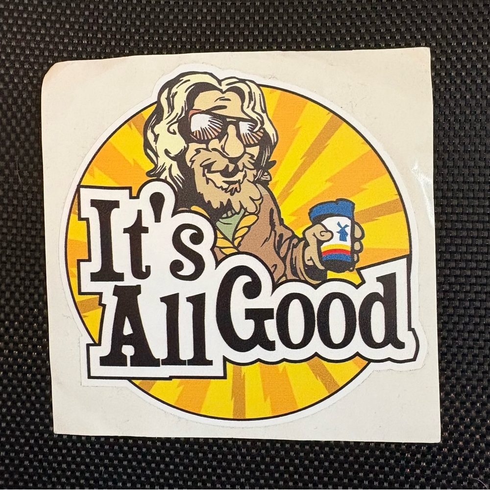 Vintage “It's All Good” Dutch Bros Sticker
